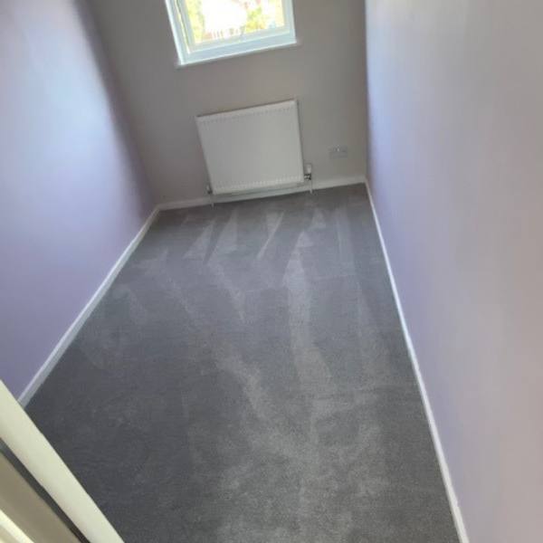 Pride Twist Carpet in Grey installed in a home in Telford