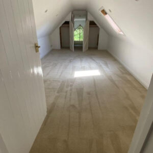 aristocrat carpet in colour gold fitted in a loft conversion in northampton