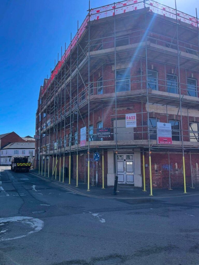 Allinson House, Clare-Street - Development of Flats in Northampton. Picture of exterior.
