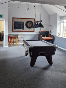 Carpet Tiles installed at The Club in Hanslope